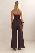 Load image into Gallery viewer, Strapless Tie-Front Set