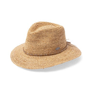 Load image into Gallery viewer, Magdalena Raffia Fedora - Natural