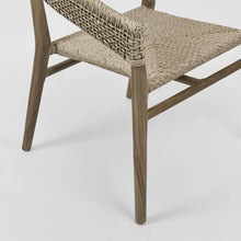 Load image into Gallery viewer, COVE TEAK & SYNTHETIC DINING CHAIR NATURAL -OUTDOOR