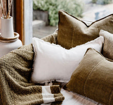 Load image into Gallery viewer, Luca® Linen Cushion - Olive