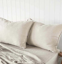 Load image into Gallery viewer, French Linen Flat Sheet - Natural