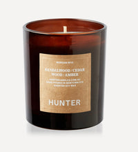 Load image into Gallery viewer, Hunter Candle - MORGAN / SANDALWOOD + CEDAR WOOD + AMBER