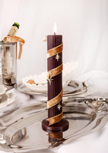 Load image into Gallery viewer, Black Oud & Saffron Pillar Candle