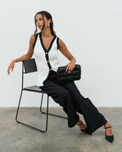 Load image into Gallery viewer, Mila Contrast Top - Off White