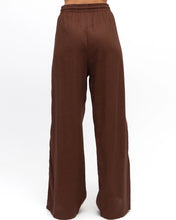 Load image into Gallery viewer, Side Stripe Track Pants – Chocolate