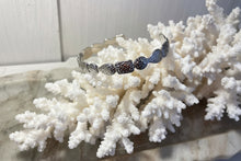 Load image into Gallery viewer, Stevie Textured Silver Cuff Bangle