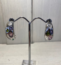 Load image into Gallery viewer, Gemstone Hoops