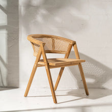 Load image into Gallery viewer, AMALIA RATTAN ROUNDED DINING CHAIR