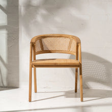 Load image into Gallery viewer, AMALIA RATTAN ROUNDED DINING CHAIR