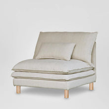 Load image into Gallery viewer, Aura Single Seater Sofa With Cover Natural