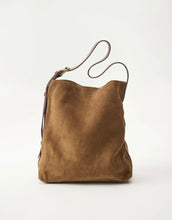 Load image into Gallery viewer, Suede Cabas Chestnut