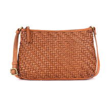 Load image into Gallery viewer, Bendigo - Woven Crossbody Bag - Tan