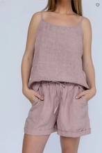 Load image into Gallery viewer, Clementine Linen Shorts - Lilac