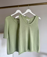 Load image into Gallery viewer, Scoop Neck Spring Knit - Sage