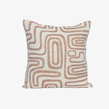 Load image into Gallery viewer, Wander Cushion - White/Nutmeg - 50 x 50cm