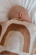 Load image into Gallery viewer, Organic Cotton Knitted Blanket: Bloom