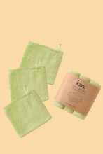 Load image into Gallery viewer, Wash Cloths 3 Pack: Sage