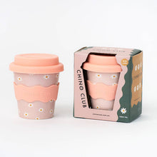Load image into Gallery viewer, Pink Daisy Babychino Cup 4oz