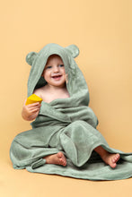 Load image into Gallery viewer, Hooded Towel: Dusky Blue