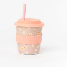 Load image into Gallery viewer, Pink Daisy Babychino Cup 4oz