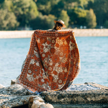 Load image into Gallery viewer, 'Penny Lane' Woven Picnic Rug/Throw: Regular 130x160cm