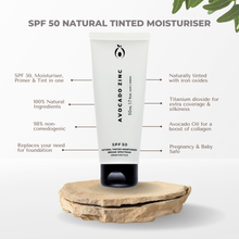 Load image into Gallery viewer, SPF 50 Natural Tinted Moisturiser - Medium-Dark
