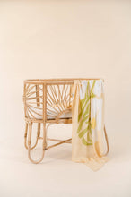 Load image into Gallery viewer, Organic Muslin Swaddle - Fleur Warm Oat (Limited Edition): Fleur - Warm Oat
