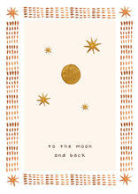 Load image into Gallery viewer, Greeting Card - To the moon and back