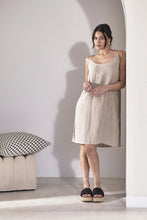 Load image into Gallery viewer, Fundamental Linen Slip Dress - Natural