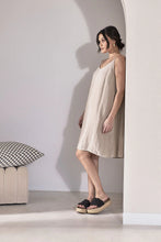 Load image into Gallery viewer, Fundamental Linen Slip Dress - Natural