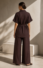 Load image into Gallery viewer, THE SIENNA DRAWSTRING SET -CHOCOLATE