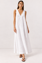 Load image into Gallery viewer, Amelie Cotton Lace Maxi Dress