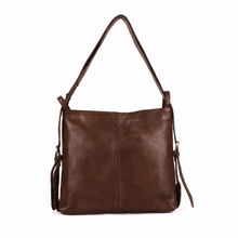 Load image into Gallery viewer, Margot Convertible Leather Bag - Brown
