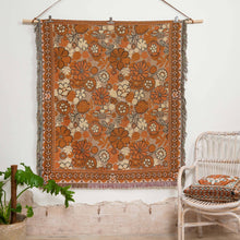 Load image into Gallery viewer, 'Penny Lane' Woven Picnic Rug/Throw: Regular 130x160cm