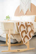 Load image into Gallery viewer, Organic Cotton Knitted Blanket: Bloom