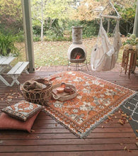 Load image into Gallery viewer, 'Penny Lane' Woven Picnic Rug/Throw: Regular 130x160cm