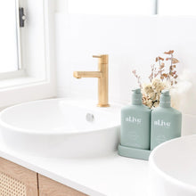 Load image into Gallery viewer, WASH & LOTION DUO + TRAY - KAFFIR LIME & GREEN TEA