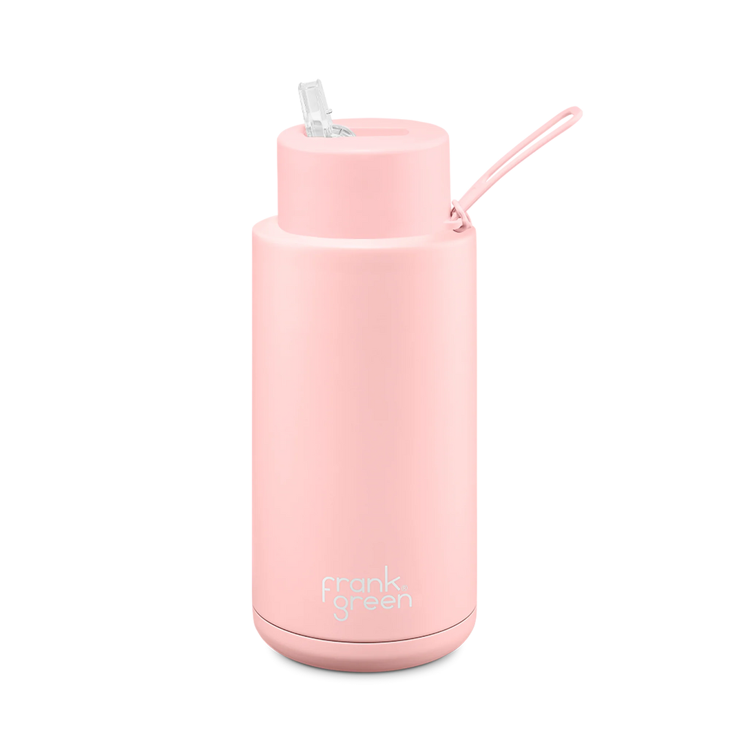Ceramic Reusable Bottle - 34oz / Blush