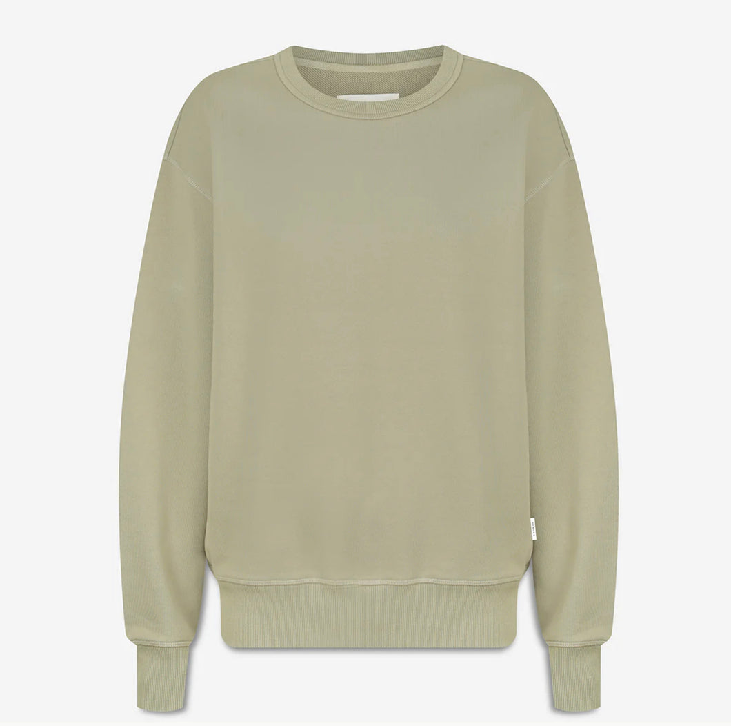 Status Anxiety - Could be nice - women's classic crew / washed sage
