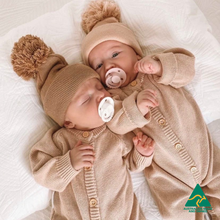 Load image into Gallery viewer, CMC &#39;Bubble&#39; Dummies Sage + Almond: Size 3
