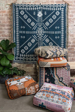 Load image into Gallery viewer, &#39;Blue Moon&#39; Woven Picnic Rug/Throw: Regular 130x160cm
