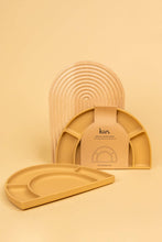 Load image into Gallery viewer, Silicone Divided Plate: Tan
