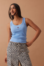 Load image into Gallery viewer, Zoe Contour Rib Scoop Tank - Powder Blue
