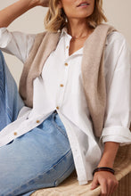 Load image into Gallery viewer, Peta Oversized Shirt - White
