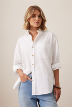 Load image into Gallery viewer, Peta Oversized Shirt - White
