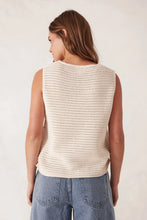 Load image into Gallery viewer, Margot Mesh Knit Tank - Ecru
