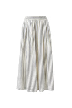 Load image into Gallery viewer, Florence Maxi Skirt -winter white true navy stripe
