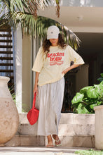 Load image into Gallery viewer, Florence Maxi Skirt -winter white true navy stripe
