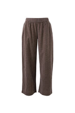 Load image into Gallery viewer, The Lounge Pant - Textured Chocolate Check
