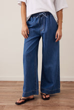 Load image into Gallery viewer, ANDIE WIDE LEG DRAWSTRING PANT - FRESH INDIGO
